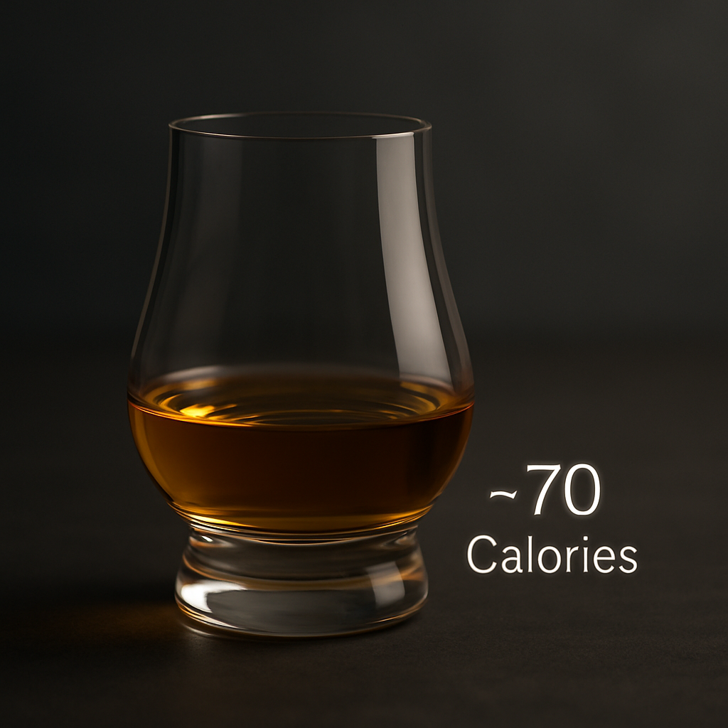 A standard glass of whisky only contains 70 calories
