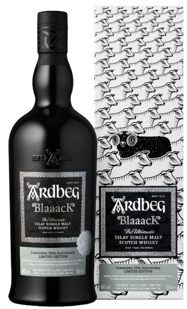 Ardbeg Blaaack Whisky Bottle