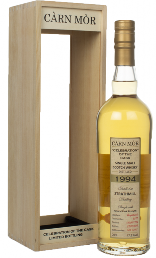 Strathmill 24 Year Old 1994 (cask 2297) - Celebration of the Cask (Càrn Mòr) Whisky Bottle