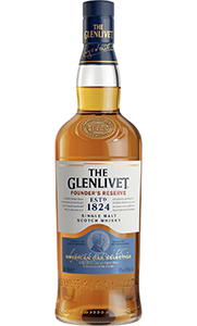The Glenlivet Founder's Reserve whisky bottle